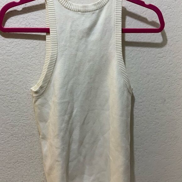 Grey Lab Los Angeles WHITE Tank Top size SMALL - Picture 7 of 8